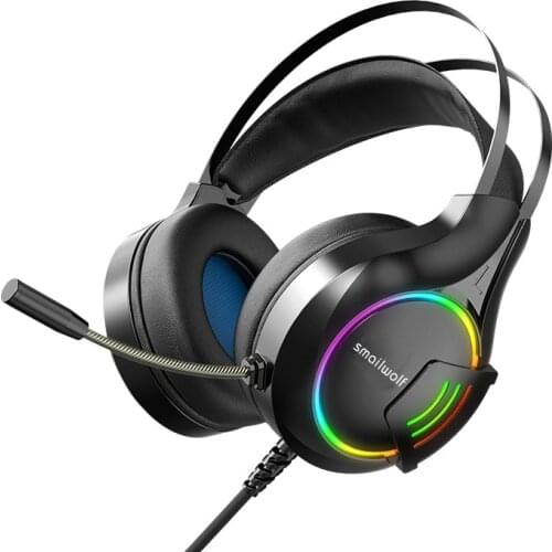 USB/3.5mm Wired Game Headset 4D 7.1 Surround Sound Memory Foam Ear Pad With Microphone Wired Headphones For PC/PS4 And Xbox One