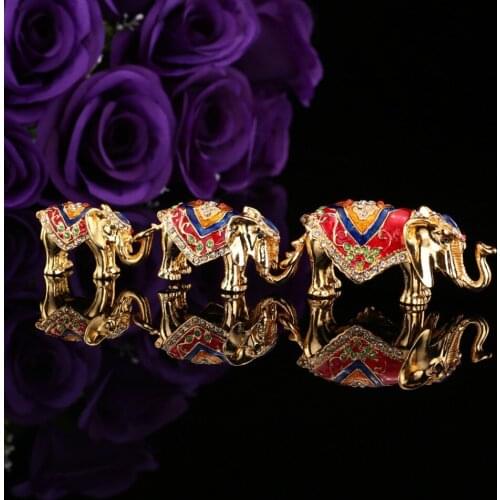 Qifu Handicraft small elephant shape series gift boxes for jewelry