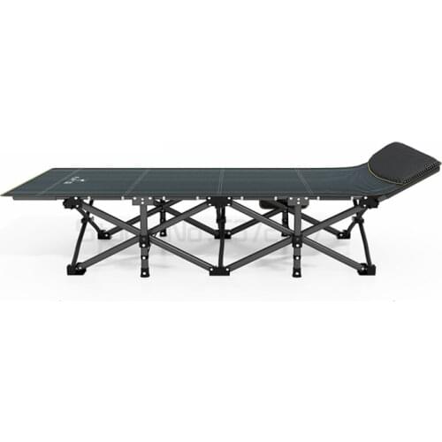 Folding bed single bed recliner lunch break bed nap folding bed simple household portable marching bed