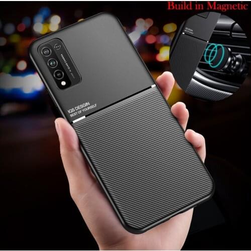 Slim Matte Leather Phone Case for Huawei HONOR Play 9X 9A 8X 8 9 10 20 10X Lite 20e 30i 30 Pro V10 V20 V40 Magnetic Car Cover