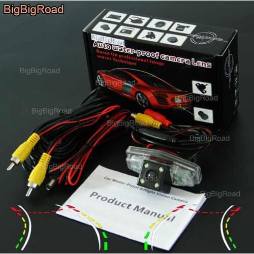 BigBigRoad Car Intelligent Track Rear View Camera For honda accord / crider / Civic 2006~2011 / Inspire / Spirior 2003~2007