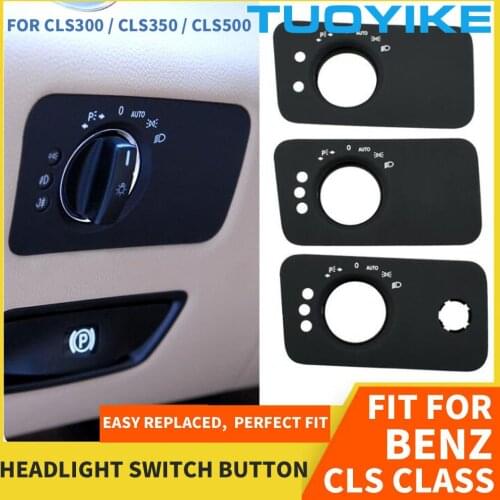 Car Interior Inner Headlight Switch Button Panel Cover Trim Replace For Mercedes BENZ W219 CLS Class CLS300 CLS350 CLS500 07-09