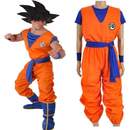 Japanese anime Harajuku Sun Wukong practice clothes Goku cosplay clothes costume Ouma