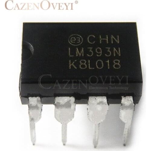 10pcs/lot LM393P DIP8 LM393 DIP LM393N 393 BA10393 DIP-8 new and original IC In Stock