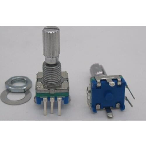 20pcs Rotary encoder with switch EC11 Audio digital potentiometer 20mm