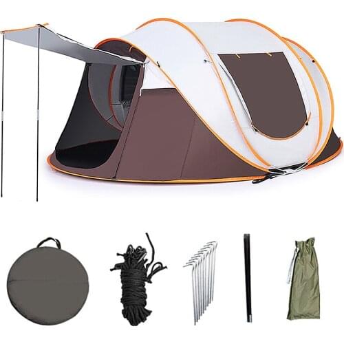 Automatic Instant Setup Tent Foldable Pop Up Beach Tent Camping Hiking Tent Sun Wind Protection Breathable Tent