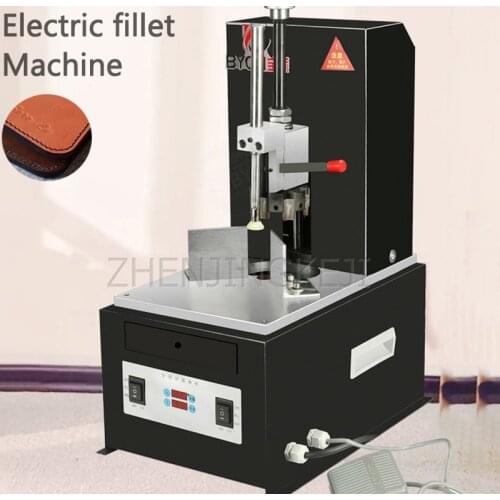 Automatic Smart Electric Rounding Machine Corner Cutting Machine 180W Chamfering Device PVC Foot Control Two Modes Switching