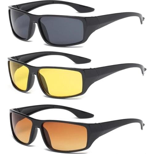 Car Anti-Glare Night Goggles Sunglasses Motorcycle Driving Glasses Night-Vision Glasses Protective UV400 Drivers Goggles