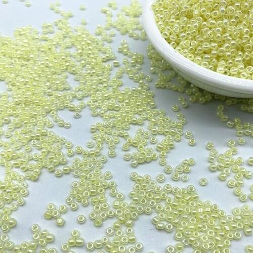 15g/lot 2--4mm Cream Beads Charm Czech Glass Seed Beads DIY Bracelet Necklace Beads for Jewelry Making #07