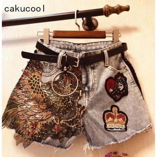 Женские джинсы с вышивкой Cakucool China At AliExpress