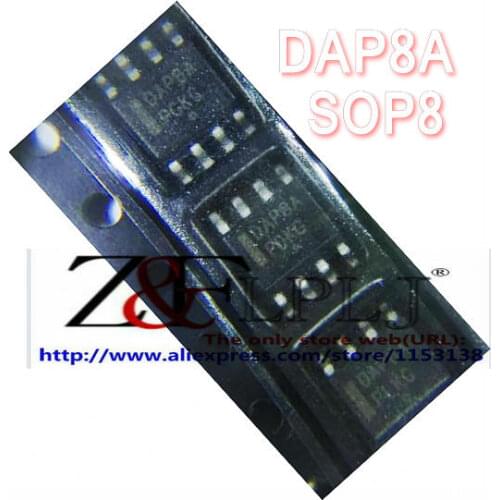 DAP8A DAP8ADR2 Sop-8 Voltage 16V, working current 5mA, operating frequency 57-73KHz New Original 100pcs/lot