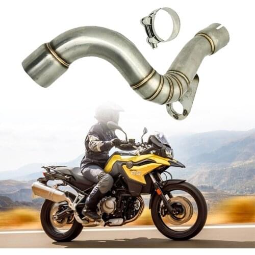 For BMW F750GS F850GS F 850 GS ADV Adventure 2018 2019 2020 Motorcycle Exhaust Modified Middle Link Pipe Catalyst Delete Pipe