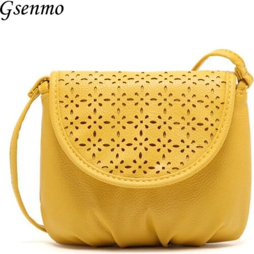 Gsenmo Fashion Cute Women Bag 2017 Handbag Purse Woman Leather Shoulder Bags Girls Child Kid Cartoon Mini Crossbody Bag Bolsas