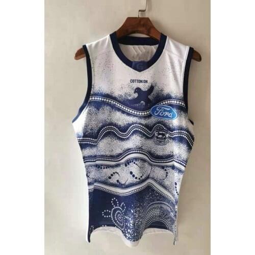 2021 GEELONG CATS GUERNSEY INDIGENOUS RUGBY JERSEY size S-M-L-XL-XXL-3XL