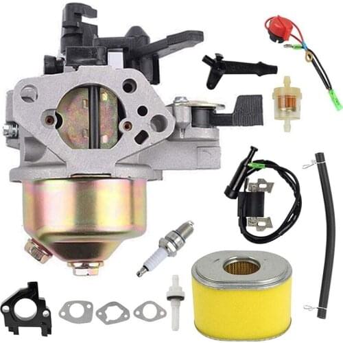 GX390 Carburetor Ignition Coil Air Filter Kit for Replacement Honda GX340 GX360 GX390 11HP 13HP Engine Generator