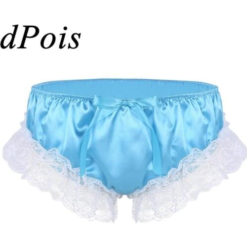 Lace Underwear for Homme Men Sexy Mens Boy Underpants Male Gay Bikini Low Rise Panties Erotic Lingerie Sissy Briefs Man Shorts