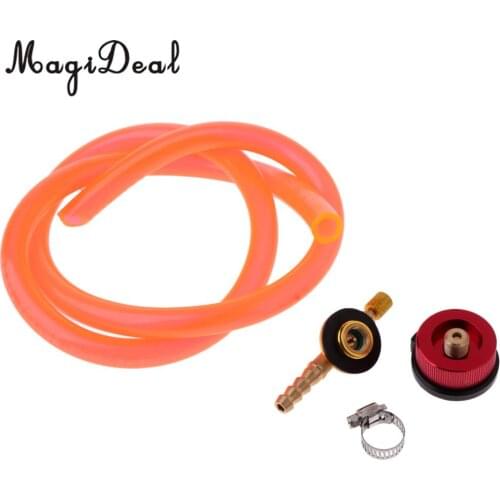 MagiDeal Outdoor Camping Gas Stove Tank Propane Refill Adapter Cylinder Hose Camping BBQ Cooking Supplies Stove Accesss