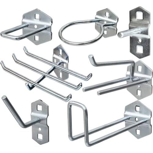 Multi-function wall mounted hook hanger heavy duty garage storage utility hooks Tool Holder for pegboard Storage hanging holder