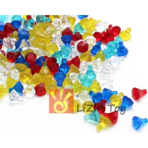 MOC Brick 30153 Rock x1 Jewel 24 Facet DIY Enlighten Building Blocks Educational Toys Compatible with Building blocks Particles