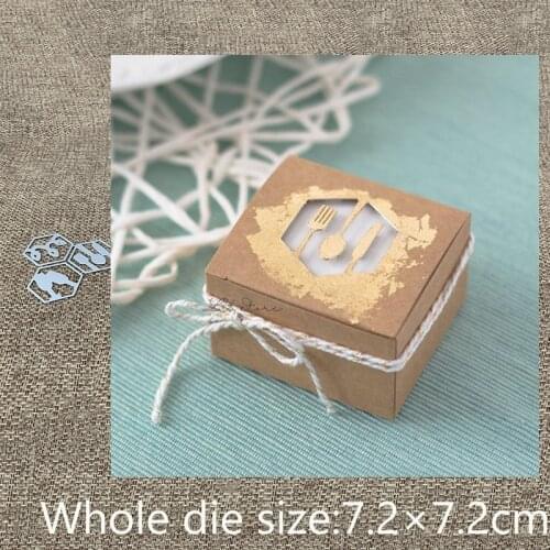 New Design Craft Metal Cutting Dies 3pcs hexagon frame decoration scrapbook die cuts Album Paper Card Craft Embossing die cuts