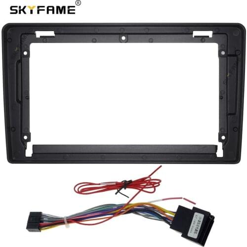 SKYFAME Car Frame Cable For LADA GRANTA 2011-2017 Android Big Screen Dask Kit Fascia Frame Line