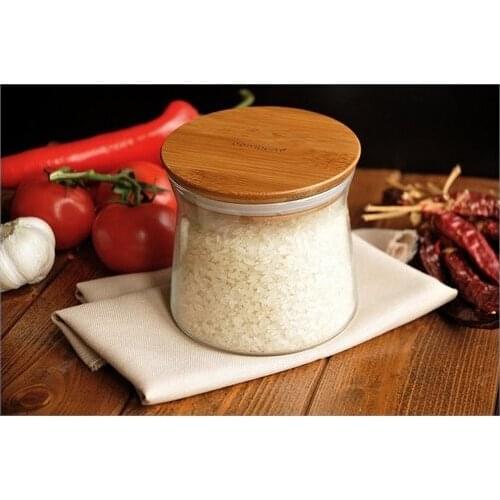 Modern Bambum Olla Glass storage Container Small organizer storage box органайзер rangement коробка для хранения