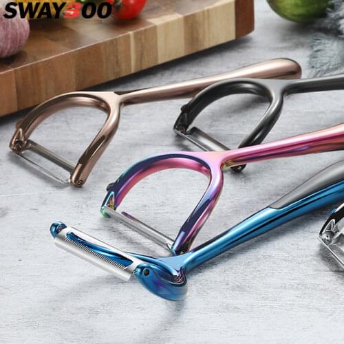 Swayboo Kitchen Accessories Paring Knife Fruit Vegetable Peeler Sharp Potato Peeler Double Planing Grater Kitchen Cookie Tools