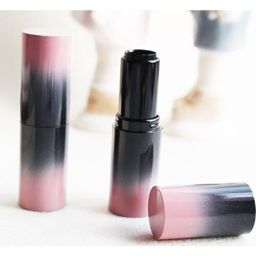Makeup Lipstick Tube 12.1 Gradient Round Lipstick Tube Empty Lipstick Tubes Lip Blam Tubes Plastic Packaging Container 5pcs