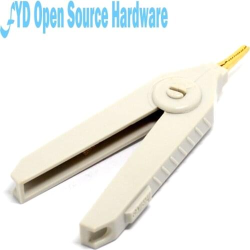 Alligator clip / copper gilt poles /LCR Kelvin test clip H-5037 flat low resistance