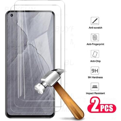2pcs protective tempered glass for realme realmi gt master edition 5g 2021 6.43inches glass screen protectors film gaurd cover