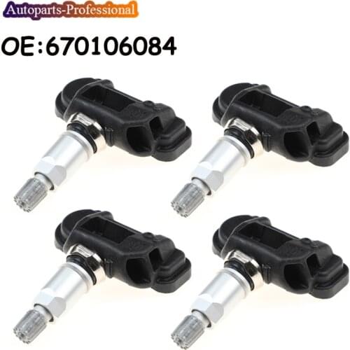 4 Pcs/lot New 670106084 670034786 For Maserati Ghilbi-QP TPMS Sensor Tire Pressure Monitoring Sensor 433MHz Car accessories