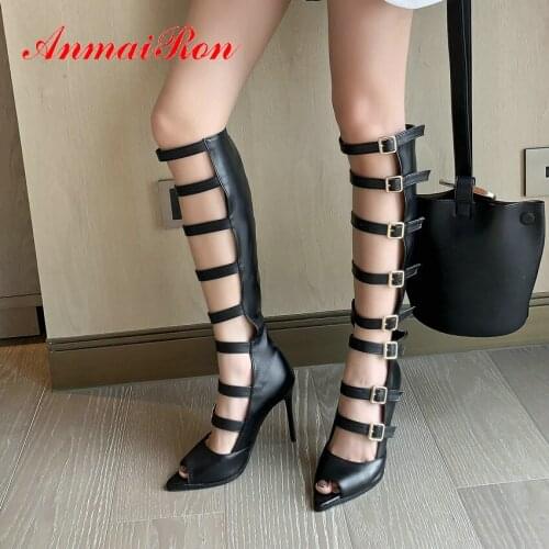 Женские высокие ботинки AnmaiRon China At AliExpress