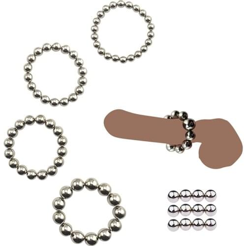 Large Metal strong Magnetic breast beads nipple clamps clips cock ring ball lock stretcher scrotum Bondage sex toys female male