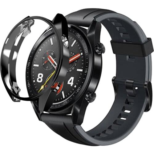 Watch cover case for Huawei Watch GT Soft Plated Half-Around without Screen Protector bumper For Huawei GT Watch Cover Bumper