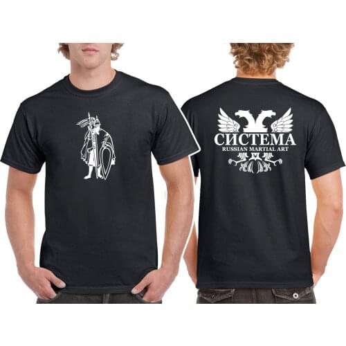 Russian Army Martial Art Systema Spetsnaz T-Shirt Summer Cotton Short Sleeve O-Neck Mens T Shirt New S-3XL
