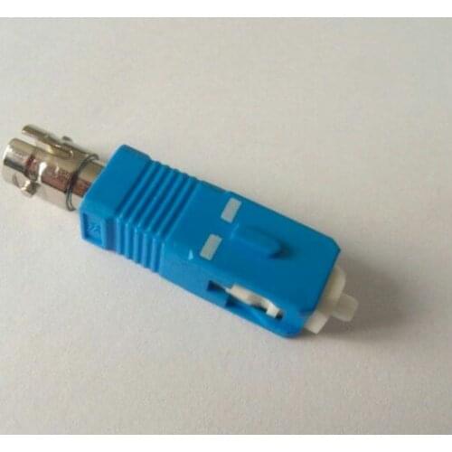 Free Shipping SC Male to ST Female Fiber Optic Adapter SC-ST Hybrid Optical Adaptor
