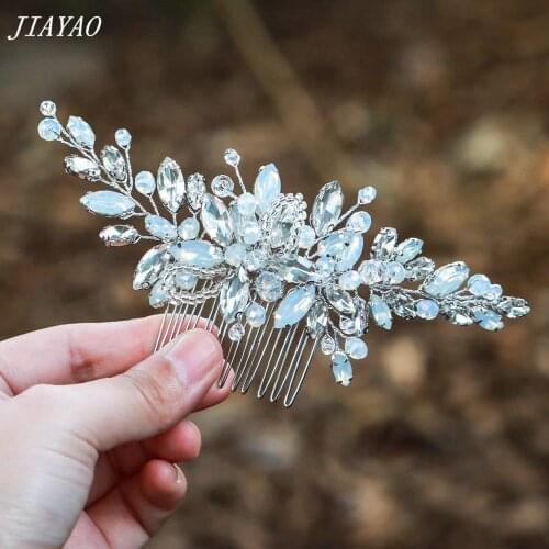 Rhinestone Wedding Hair Comb Hair Accessories Women Hair Jewelry Bride Decoration Head Accessories Women