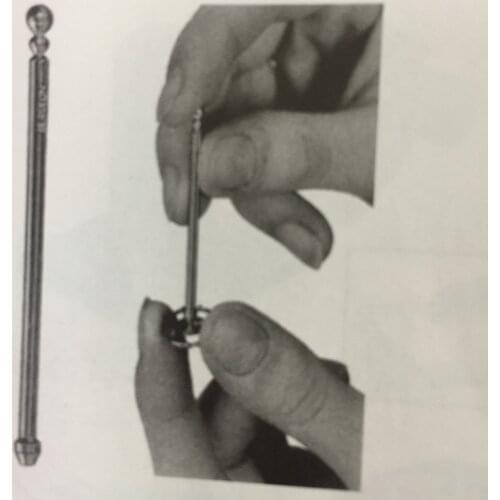 Bergeon 5482 Tool for rounding the tips of balance pivots rod shape,jewelled watch tools