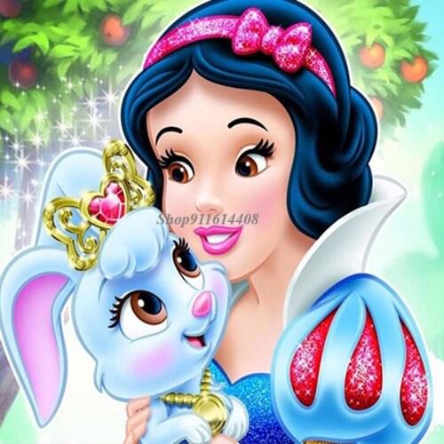Canvas Painting Disney Classic Anime Snow White Princess Beast Cartoon Posters Prints Wall Art Pictures for Kids Room Home Decor