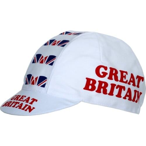 Classical Retro GREAT BRITAIN New Cycling Caps OSCROLLING Gorra Ciclismo