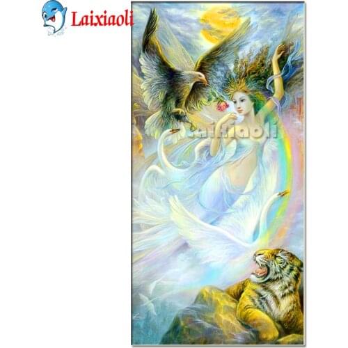 New Arrival 5D DIY Diamond Painting Swan,angel,tiger,rainbow,eagle landscape Embroidery Cross Sttich Mosaic Beadwork Home Decor