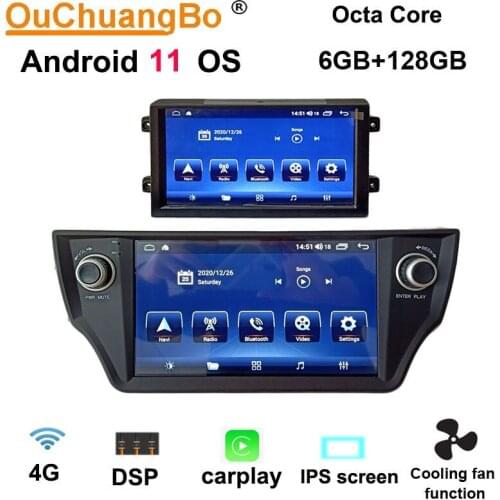 Ouchuangbo 4G Car Android 10 Multimedia GPS Stereo Radio For Roewe 550 2008-2013 MG 6 2011-2015 With CarPlay DSP 6GB 128GB WIFI