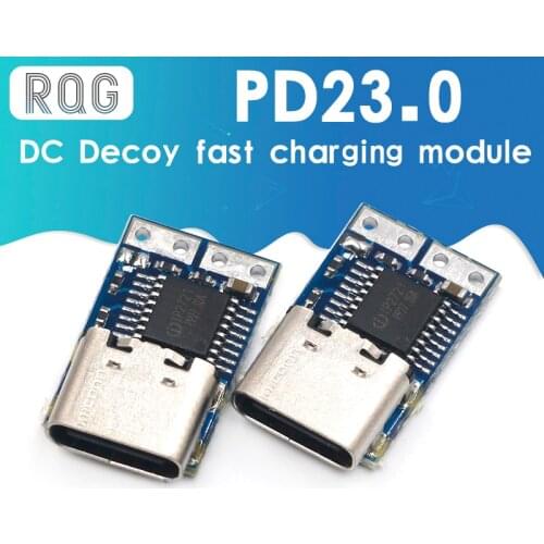 PD decoy module PD23.0 to DC DC trigger extension cable QC4.0 charger 9V 12V 15V 20V