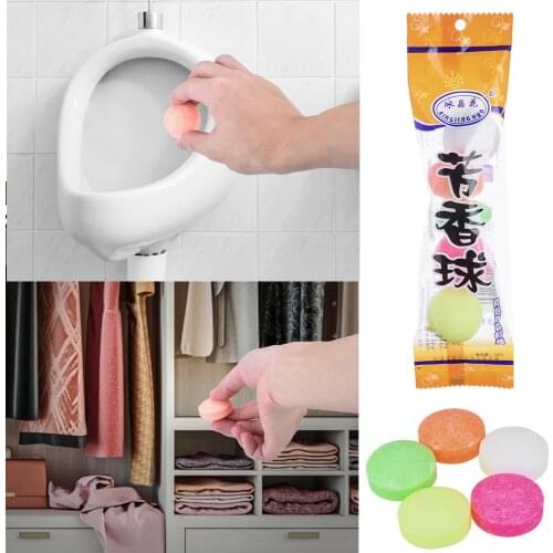 Public Men Restroom Urinal Toilet Bowl Deodorizer Dilution ball Wardrobe Scent Beads Pest Mold Proof Fragrance Bead Ball