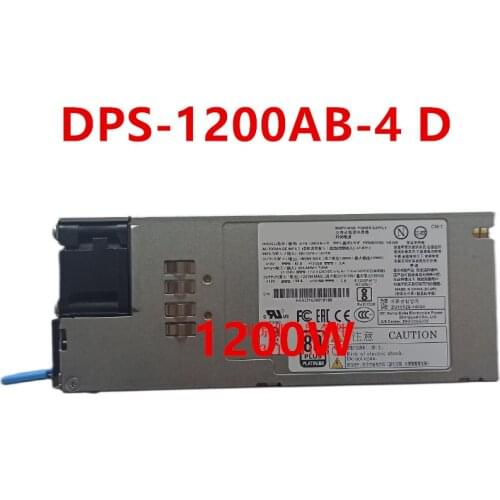 Almost New Original PSU For Delta 80plus Platinum 1200W Power Supply DPS-1200AB-4 D