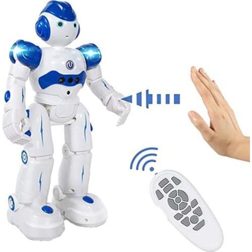 Educational Intelligent RC Robot Toys For Children USB Charging Remote Control Programmable Robotics Toy Kids Birthday Gifts