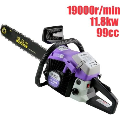 11.8 KW Gasoline chainsaw chainsaw round wood logs high-power logging saws portable garden tools chain saw logging saws