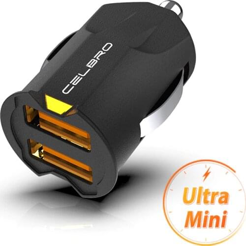 Hidden Mini Dual USB Car Charger Adapter 2A Car USB Charger Mobile Phone USB Car-charger Auto Charge 2 port for Samsung xiaomi