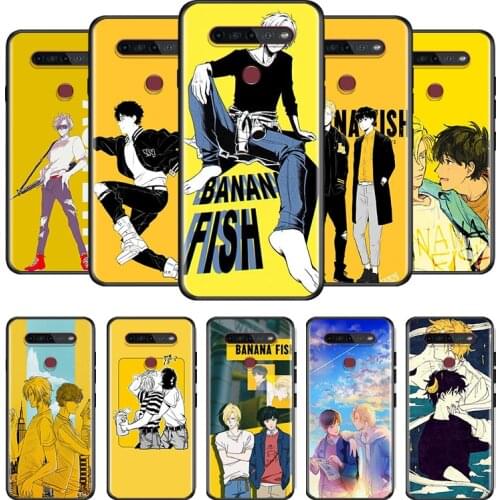 Anime Cartoon Banana Fish For LG G8 V30 V35 V40 V50 V60 Q60 K40S K50S K41S K51S K61 K71 K22 ThinQ 5G Phone Case