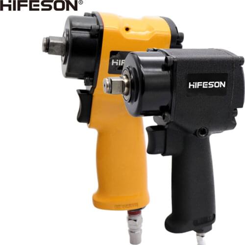 HIFESON High Quality 1/2 Air Wrench High Quality Mini Pneumatic Impact Wrench Car Repairing Impact Wrench Tools Auto Spanners